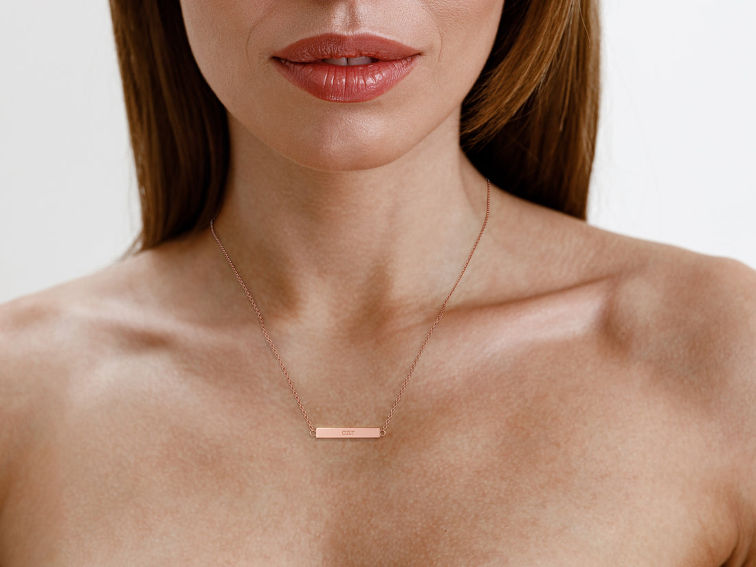 Cult Necklace 14K Solid Gold