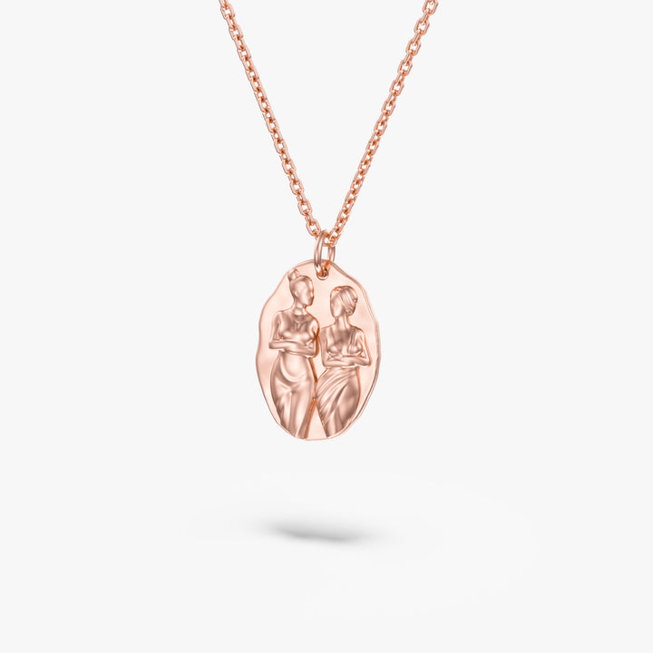 The Graces Pendant 14K Solid Gold