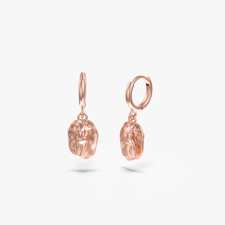 Goddess Aphrodite Earrings 14K Gold