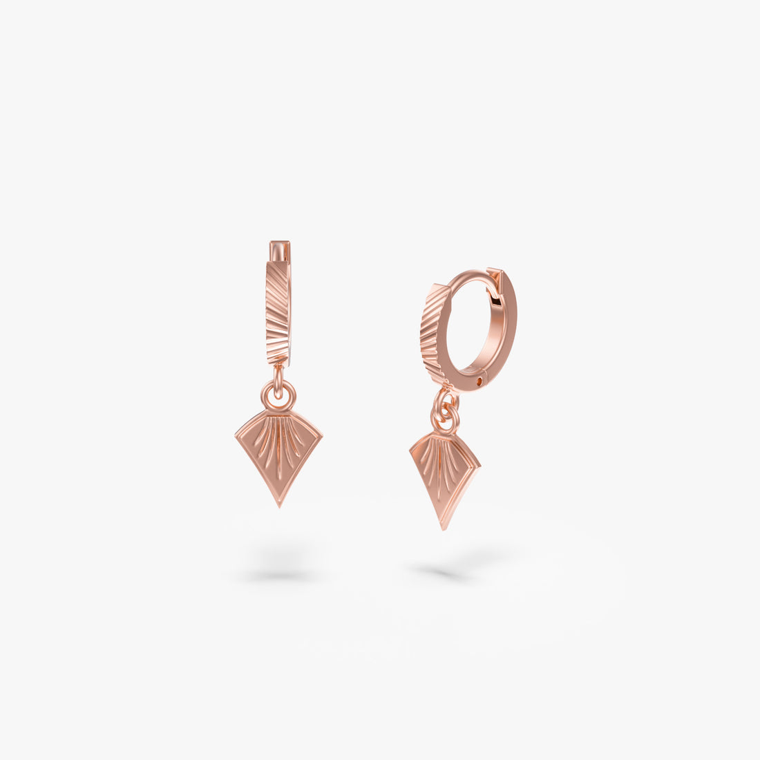 Palm Leaf Earrings 14K Gold