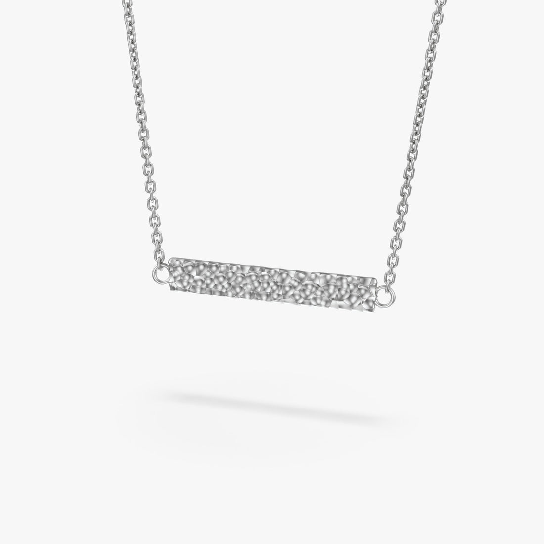 Horizon Bar Necklace 14K Solid Gold