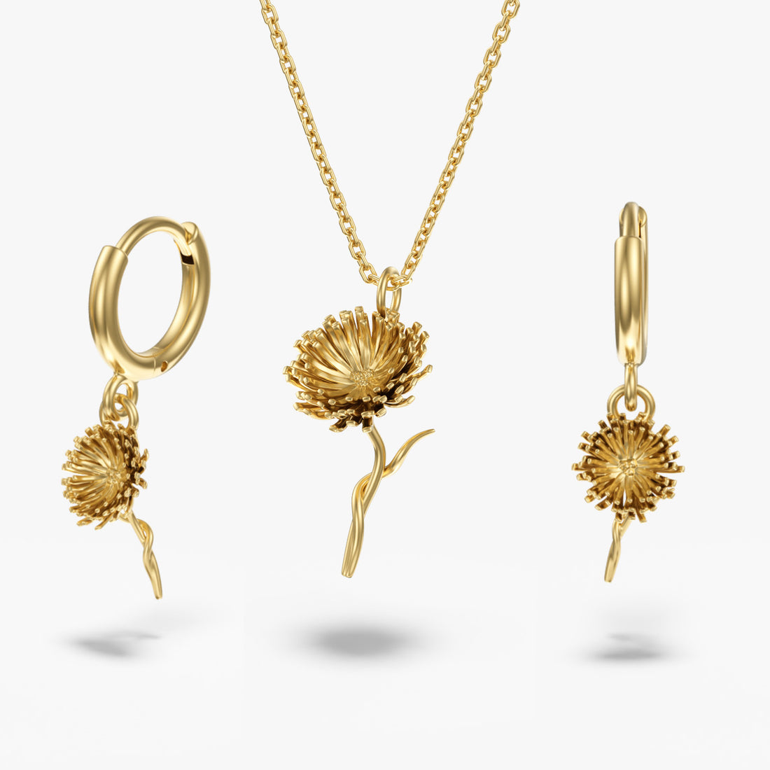 Patience Aster Set 14K Gold