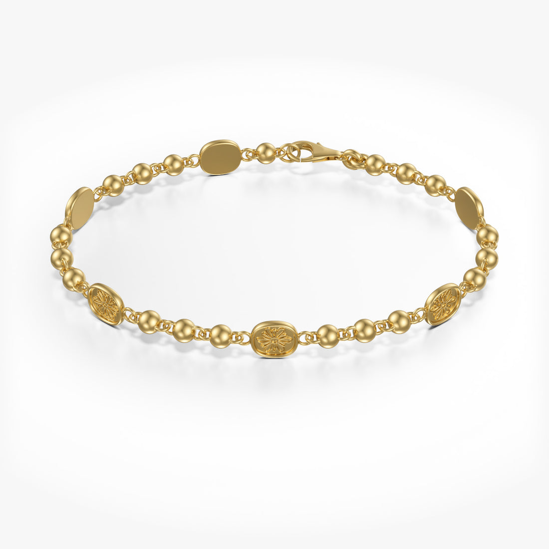 Cornflower Bracelet 14K Gold