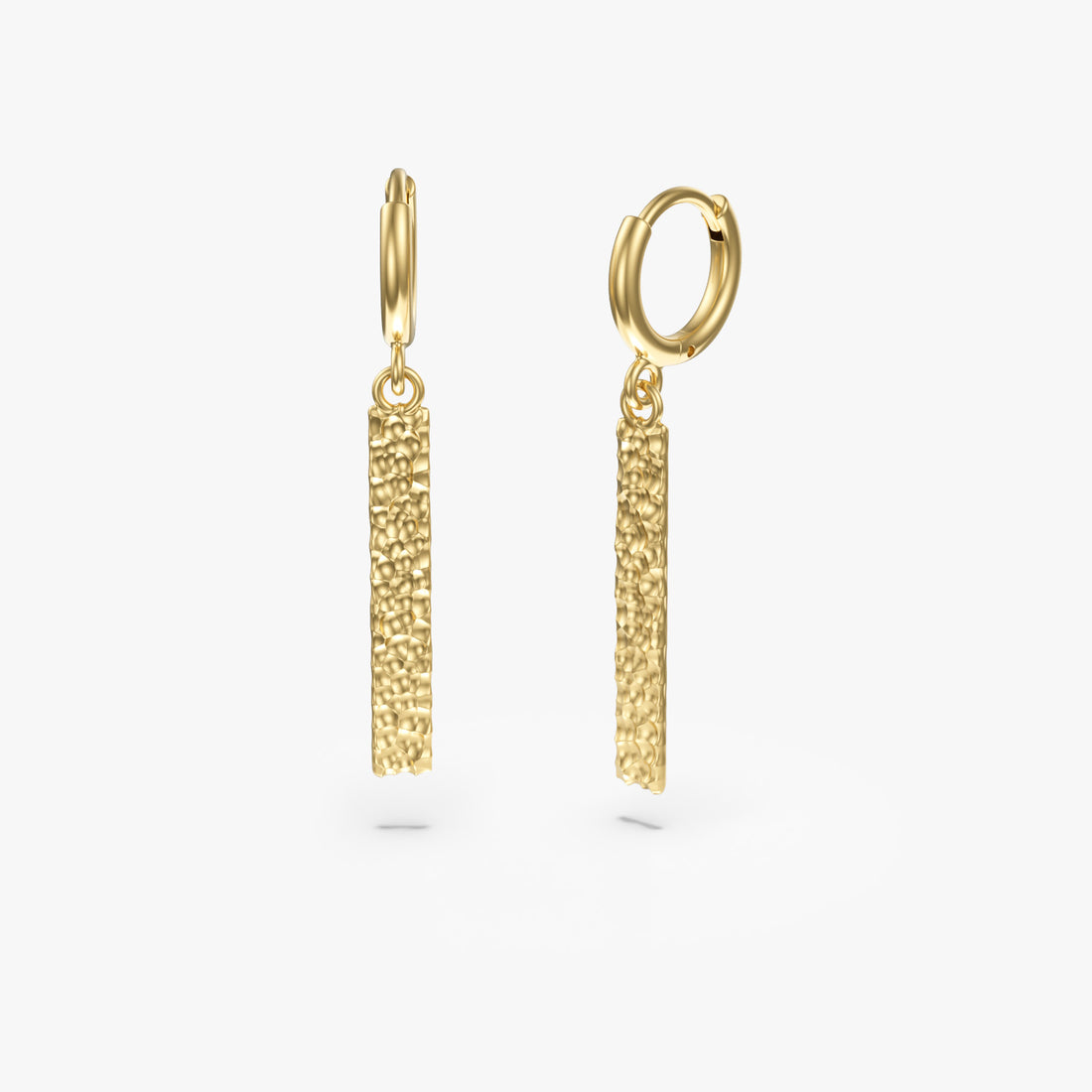 Horizon Bar Earrings 14K Gold