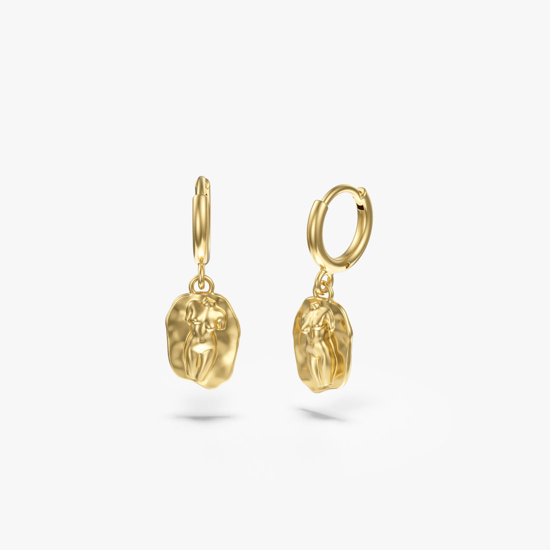 Goddess Aphrodite Earrings 14K Gold