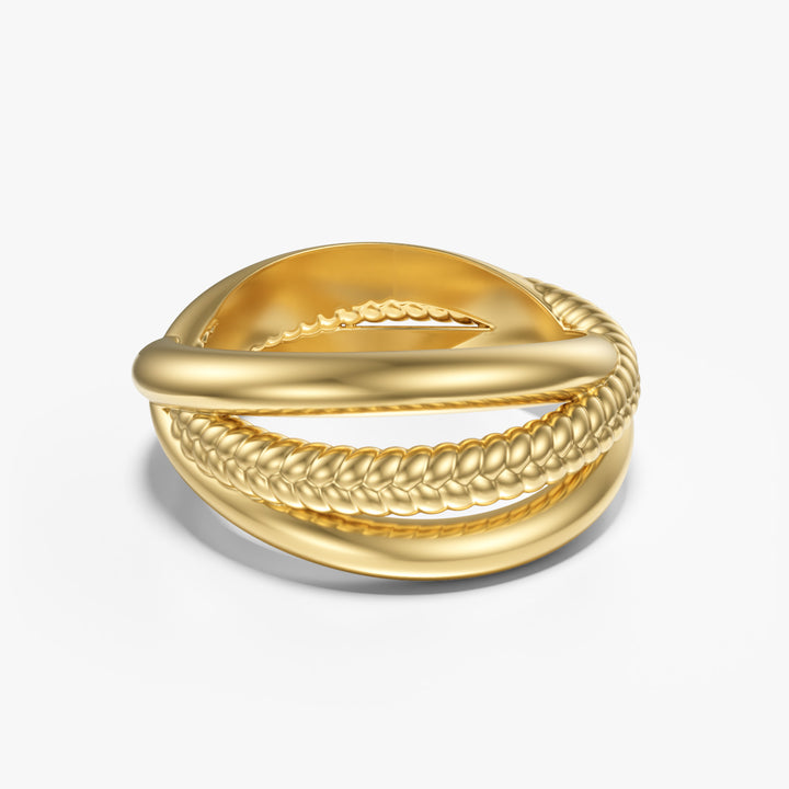 Rope Ring 14K Gold